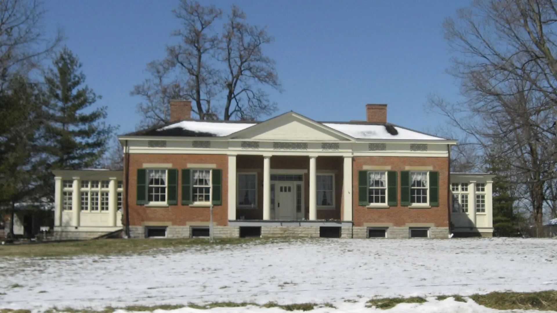 The historic James D. Conrey House in West Chester Township, Ohio